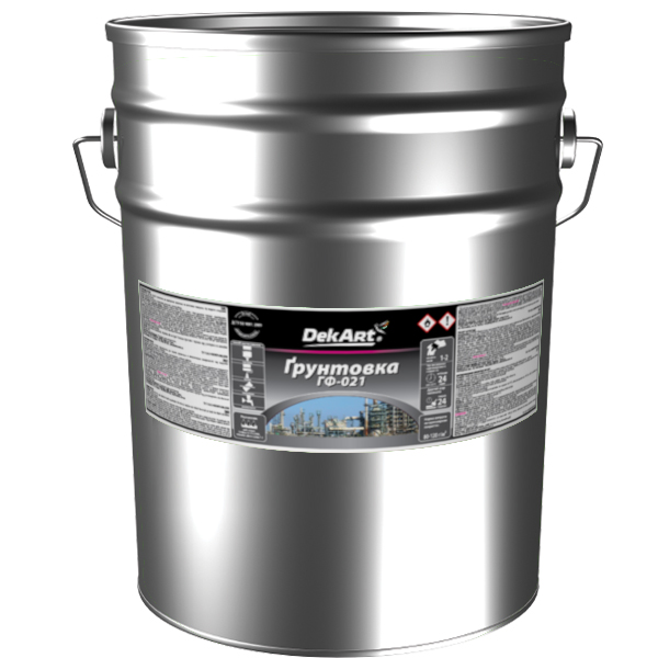 Грунтовка ГФ-021 сіра ТМ "DekArt"